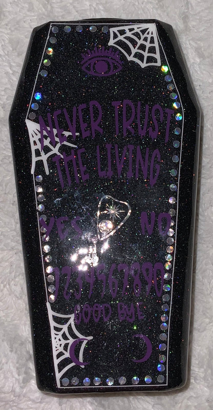 Never trust the living coffin tumbler