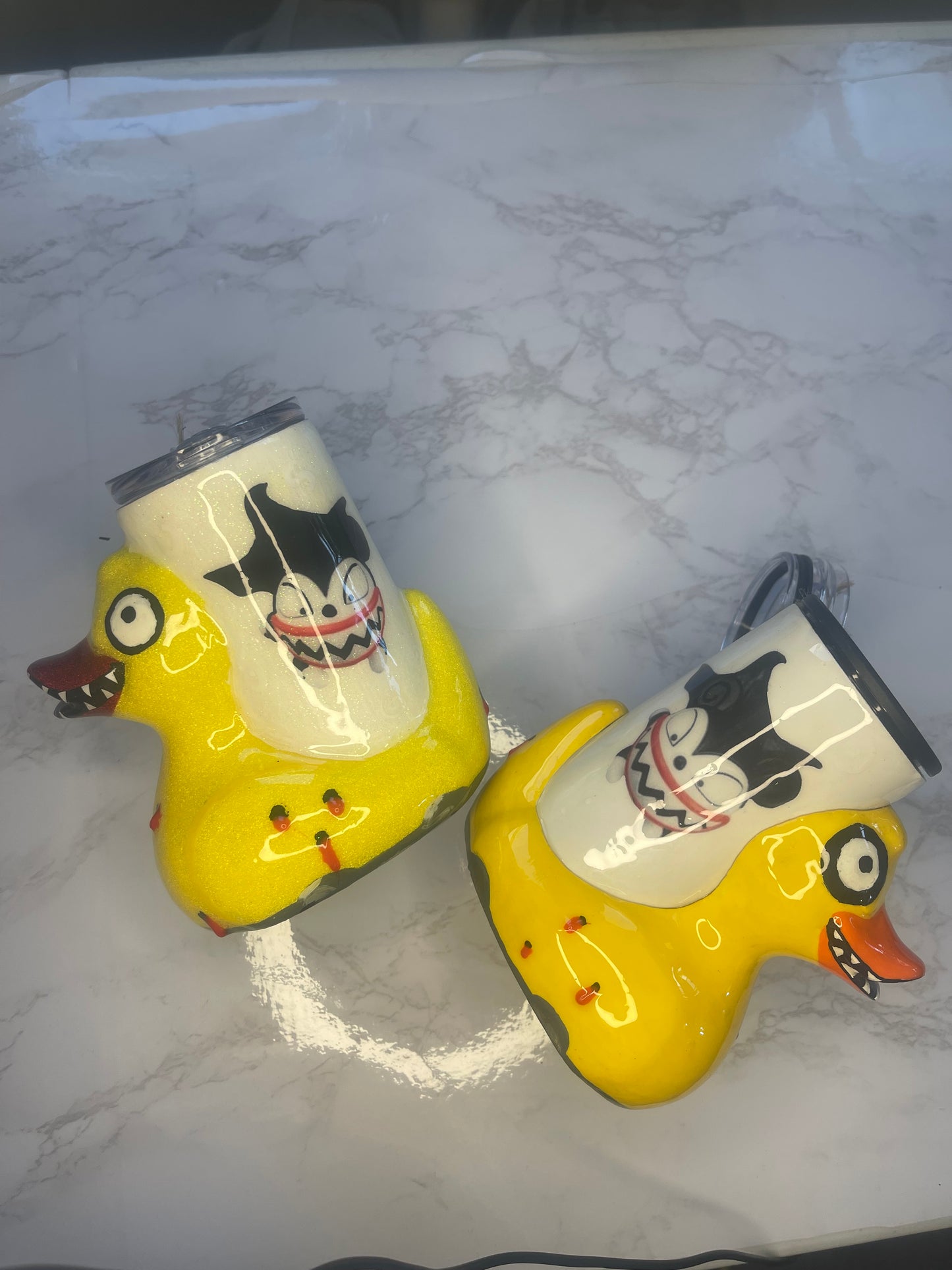 NBC Scary Duck Toy Tumbler