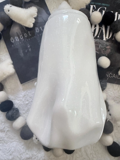3D Glitter Ghost Dick Tumbler | Dark Romance Book Lover Drinkware (20oz)
