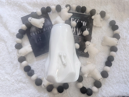 3D Glitter Ghost Dick Tumbler | Dark Romance Book Lover Drinkware (20oz)